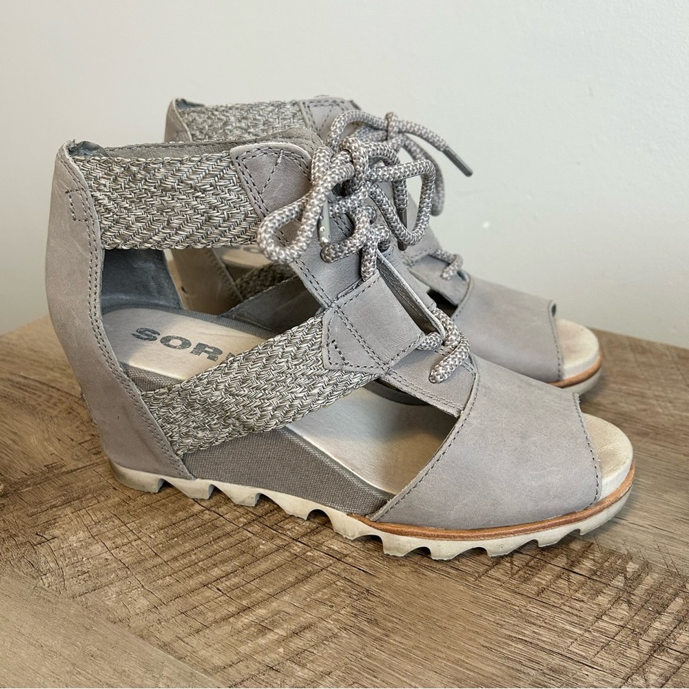 Sorel Joanie II Ankle Lace Wedges